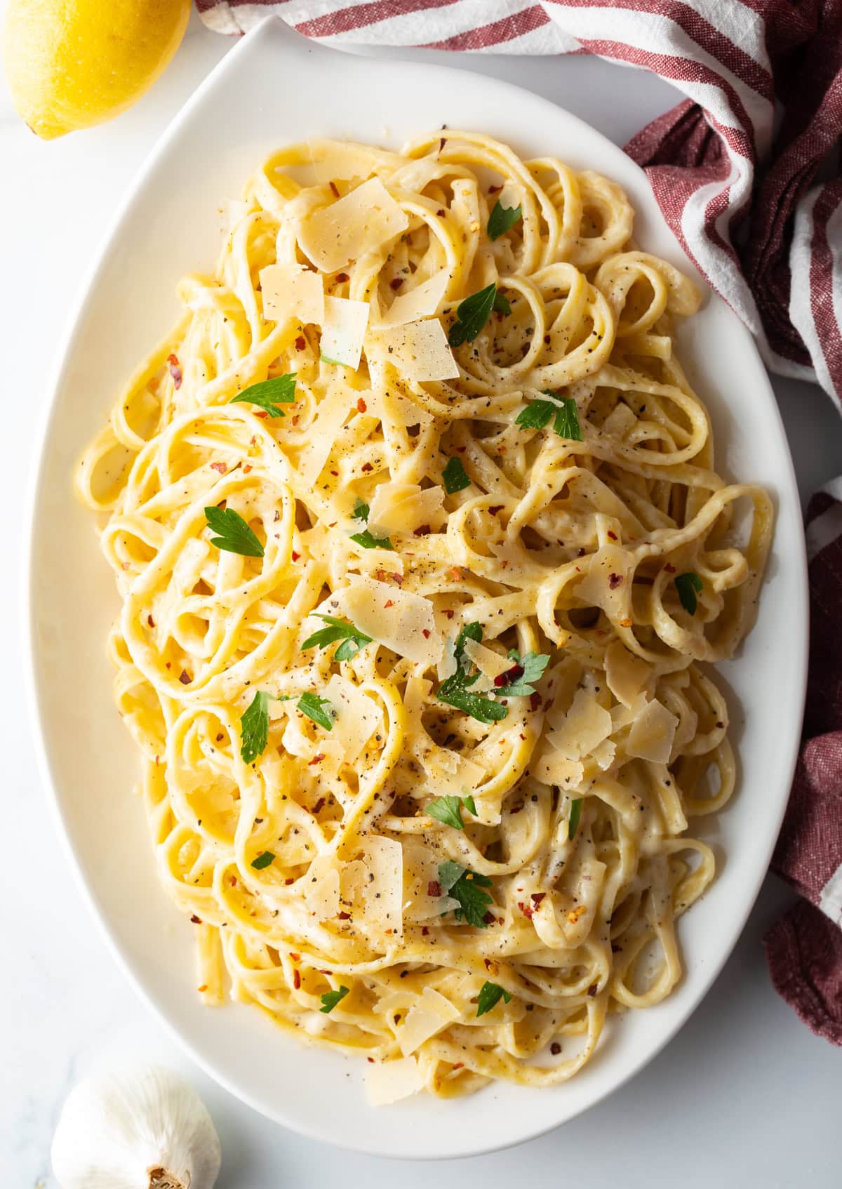Holiday Fettuccine Alfredo Recipe - A Spicy Perspective