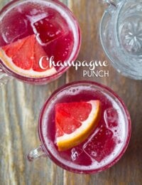 Sparkling Champagne Punch Recipe A Spicy Perspective