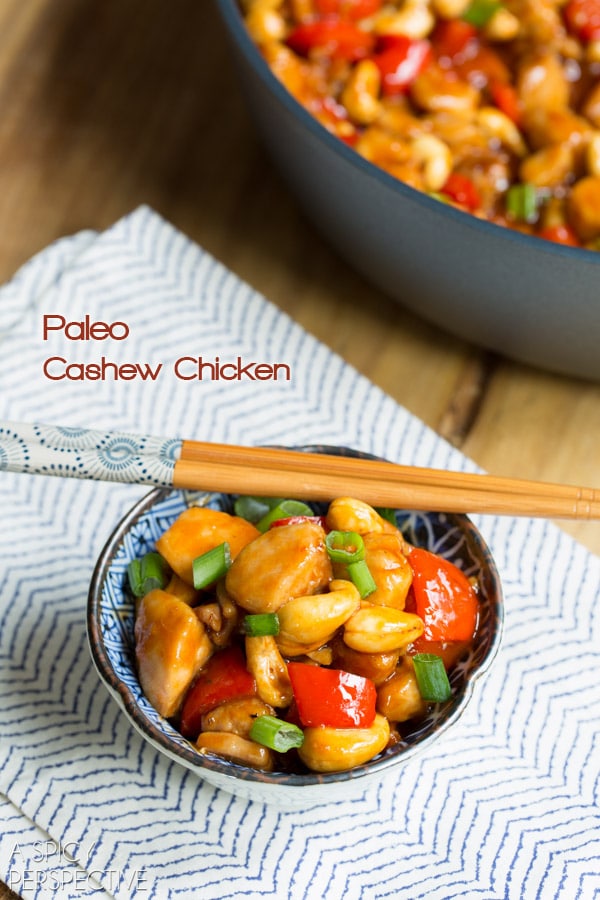 Paleo Cashew Chicken {A Spicy Perspective}