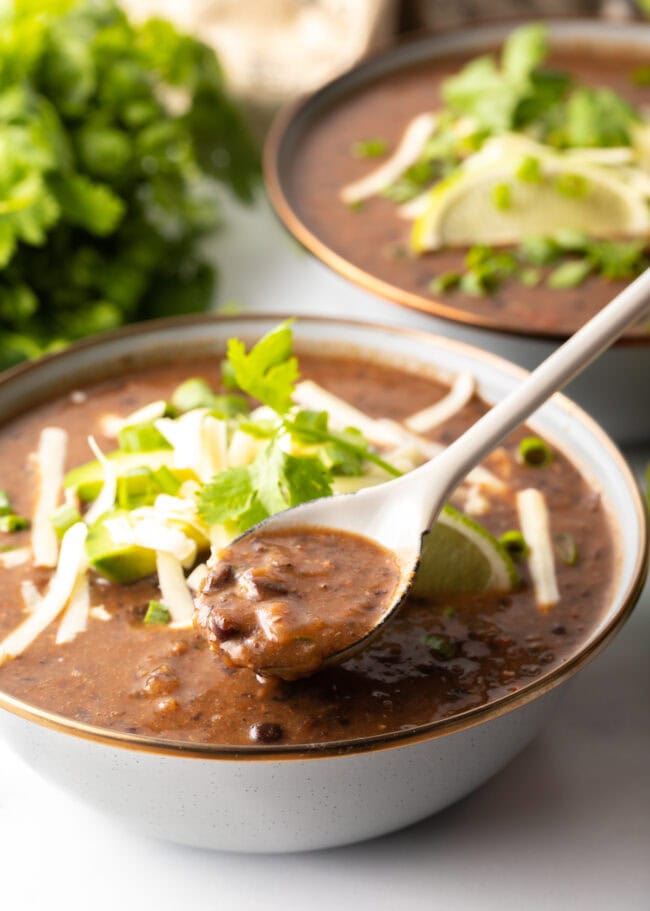 Black Bean Soup  Crock Pot  - 3
