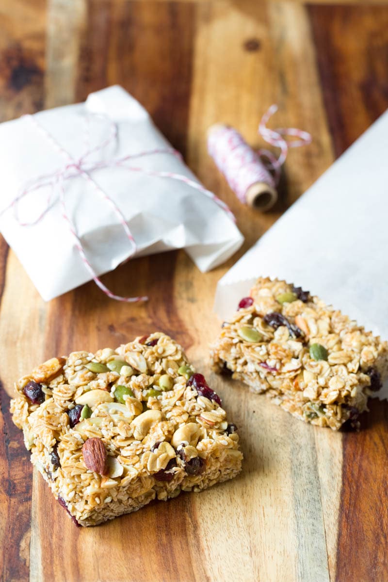 image of Whole Foods Homemade Granola Bars recipe by A Spicy Perspective