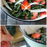 Kale Salad Recipe with Pecorino  Strawberries  Pine Nuts - 99