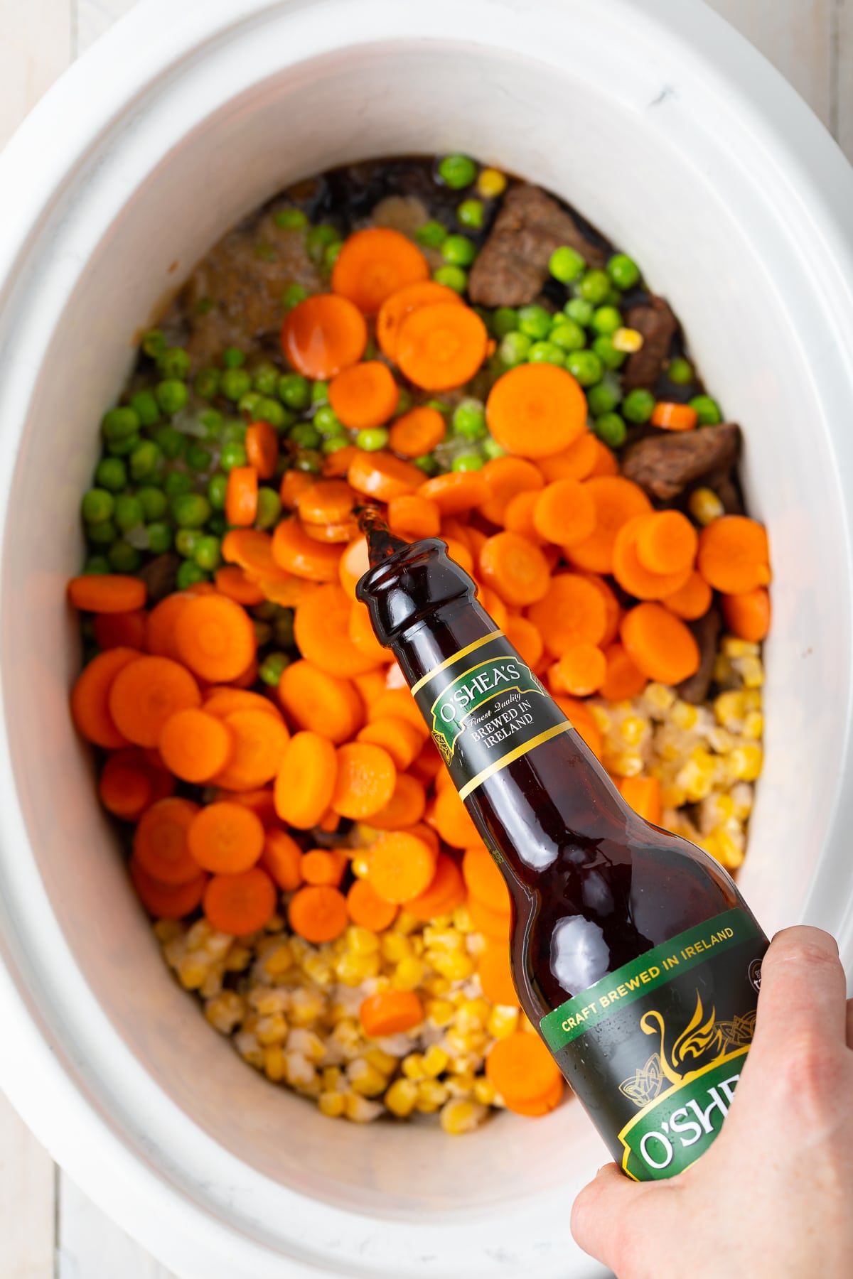 How To Make Slow Cooker Shepherds Pie Recipe with Guinness #ASpicyPerspective #irish #slowcooker #crockpot #march #saintpatricksday #stpaddysday