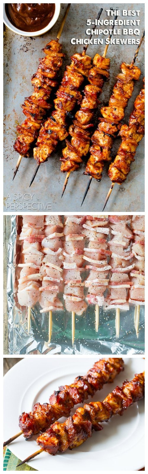 Chicken Skewers Recipe with Chipotle BBQ Sauce A Spicy Perspective