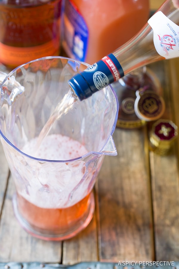 How to Make Sangria #ASpicyPerspective #Cocktails #Sangria #SangriaRecipe #RoseSangria #HowtoMakeSangria #Drinks #Beverage 