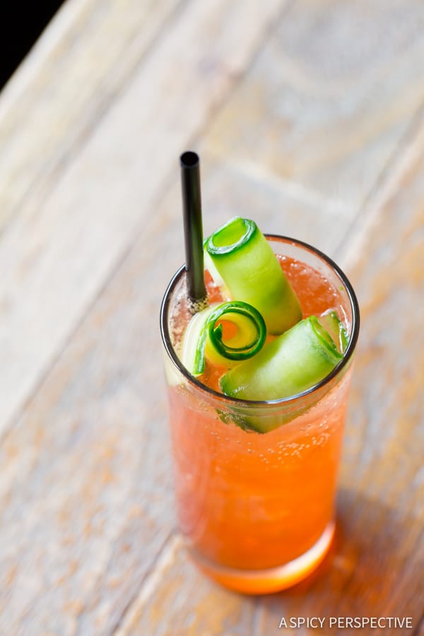 Cucumber Rose Aperol Spritz #Cocktail