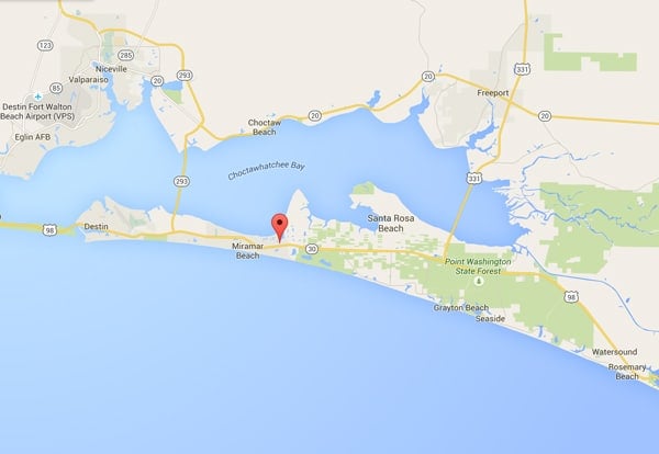 Sandestin Florida Girls Getaway - Map