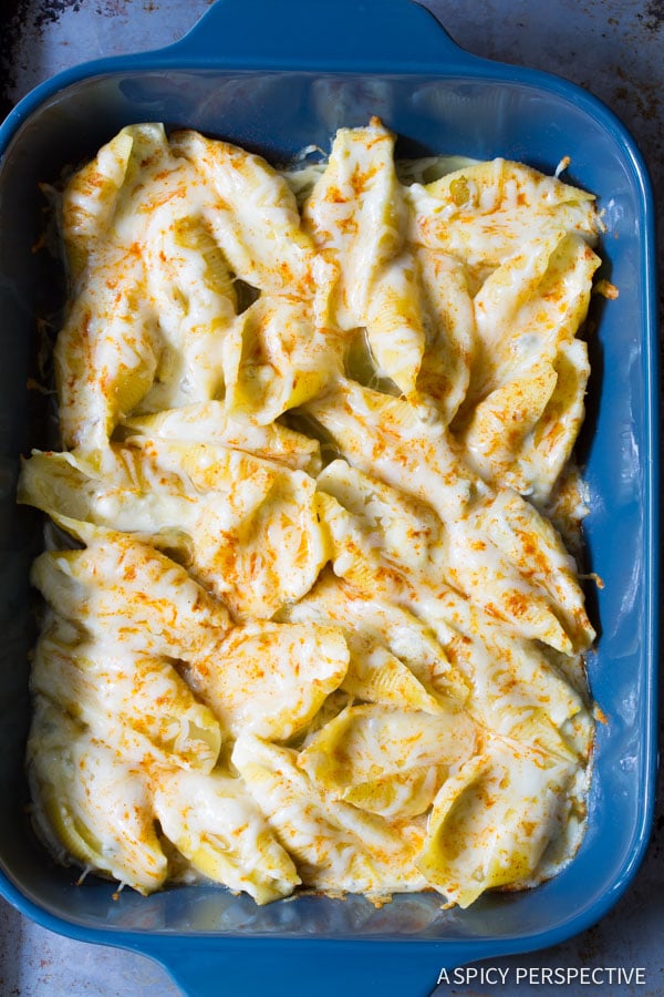 Awesome Enchilada-Style Mexican Stuffed Shells