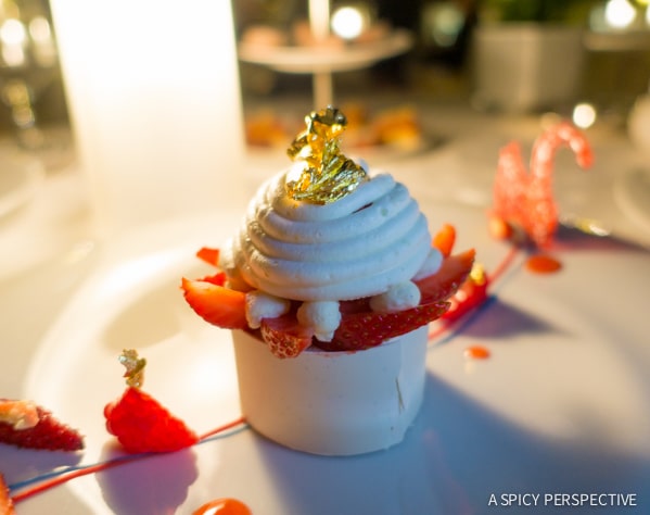 Dessert at Le Vistamar - Monte Carlo Monaco on ASpicyPerspective.com #travel #frenchriviera #cotedazur