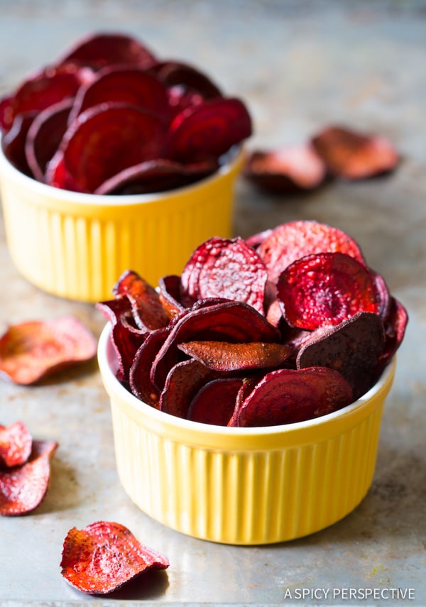 Oven Baked Beet Chips Recipe A Spicy Perspective