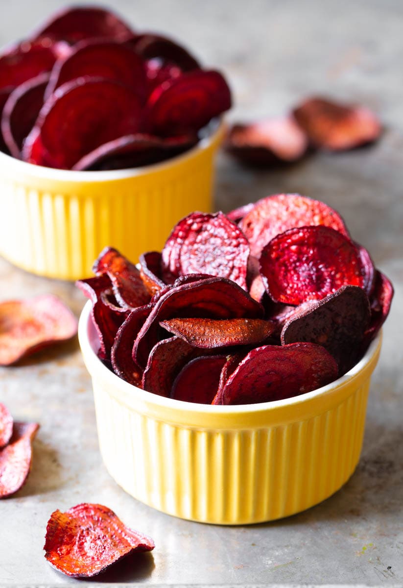 Baked Beet Chips Recipe