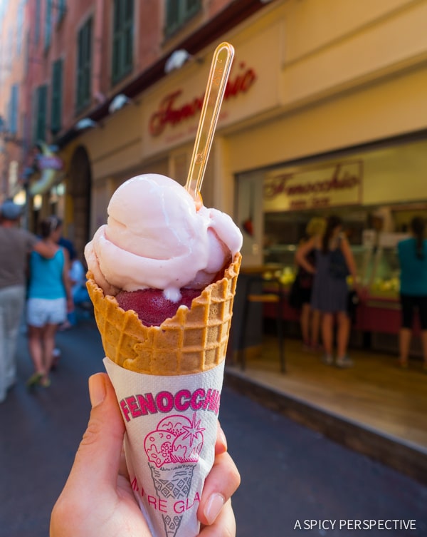 Ice Cream in Nice, France - Travel Tips and Photography on ASpicyPerspective.com 