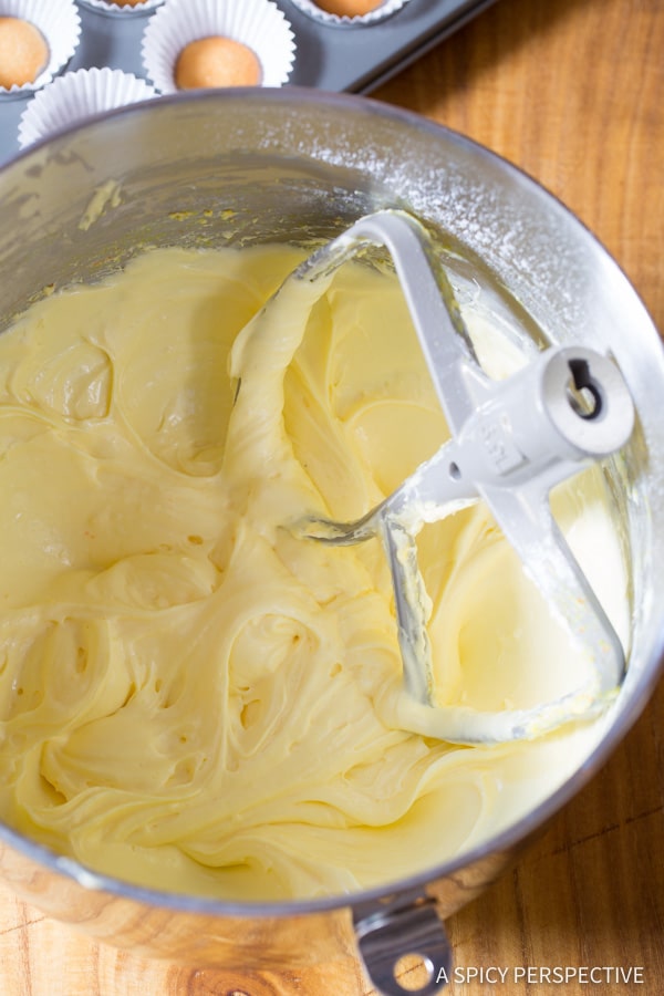 How to Make Mini Banana Cream Pie Recipe (Banana Pudding Tarts) on ASpicyPerspective.com 