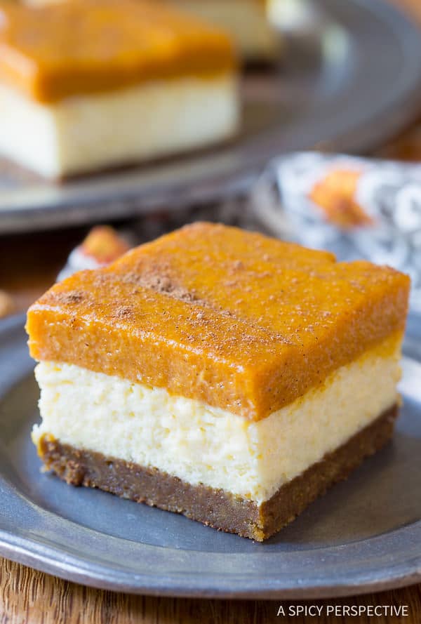 Layered Pumpkin Cheesecake Recipe 