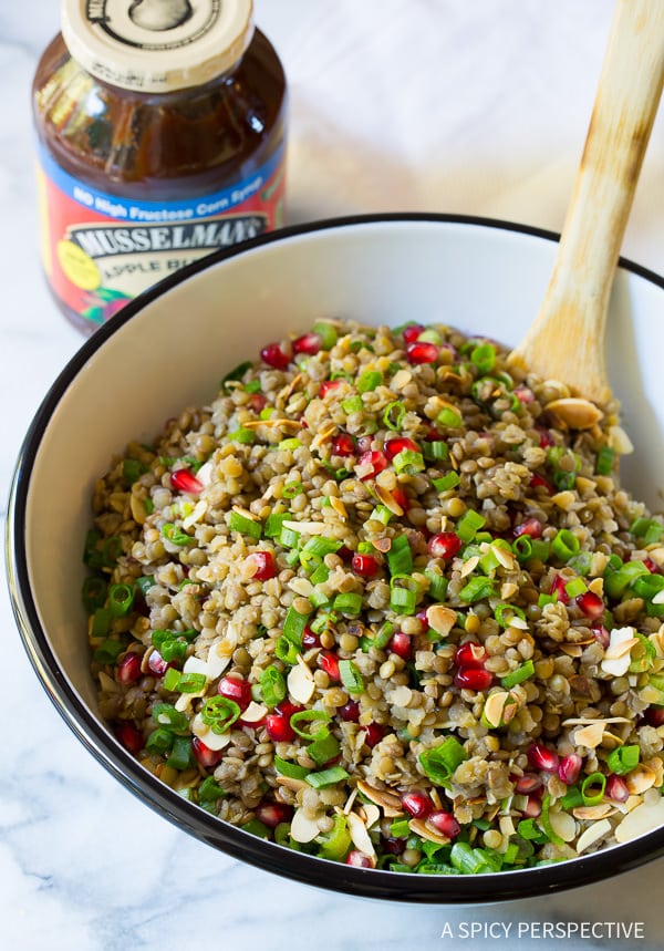 Lentil Salad with Apple Cider Vinaigrette