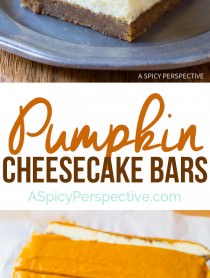 Pumpkin Cheesecake Bars - 33