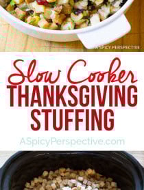 Homemade Slow Cooker Stuffing  VIDEO  - 62
