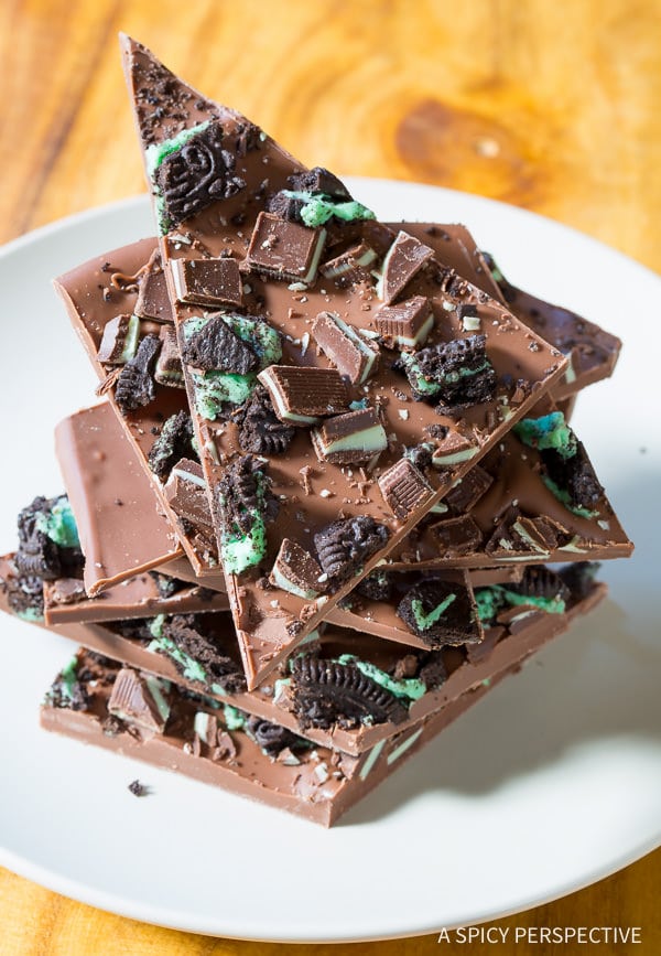 Mint Oreo Chocolate Bark | Festive Edible Gifts To Make And Give This Season