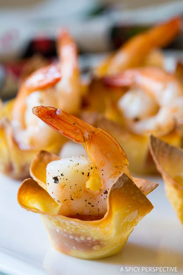 Shrimp Cocktail Wonton Cups #ASpicyPerspective