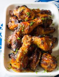 7-Ingredient Chili Lime Baked Chicken Wings | ASpicyPerspective.com