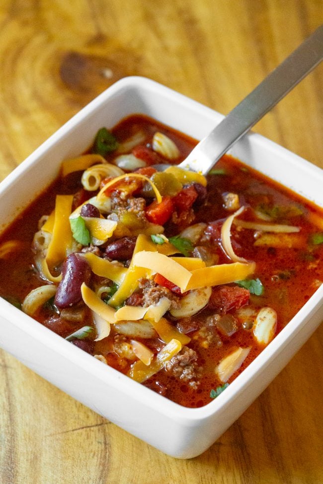 Crockpot Chili Mac and Cheese Recipe (VIDEO) A Spicy Perspective