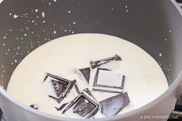 How to Make French Hot Chocolate Recipe (Drinking Chocolate) | ASpicyPerspective.com