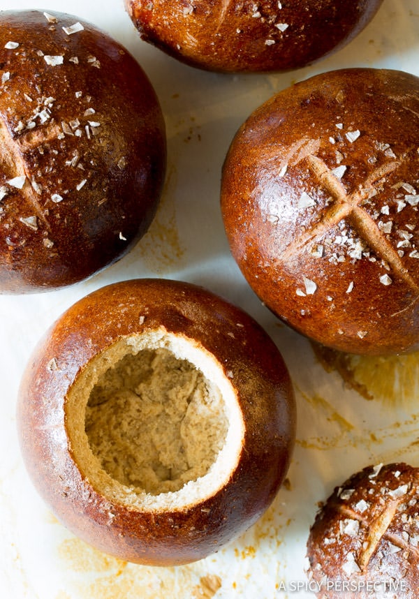 Honey Wheat Bread Bowl Recipe | ASpicyPerspective.com