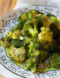Crispy Perfect Roasted Broccoli Recipe | ASpicyPerspective.com