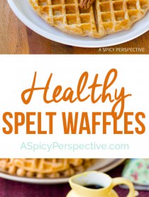 Love These Spelt Waffles | ASpicyPerspective.com