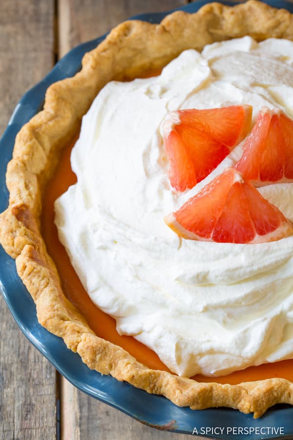 Grapefruit Cream Pie A Spicy Perspective