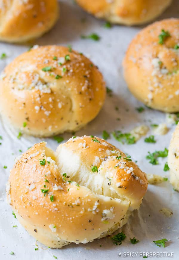 Utterly Amazing! Perfect 1-Hour Garlic Knots | ASpicyPerspective.com