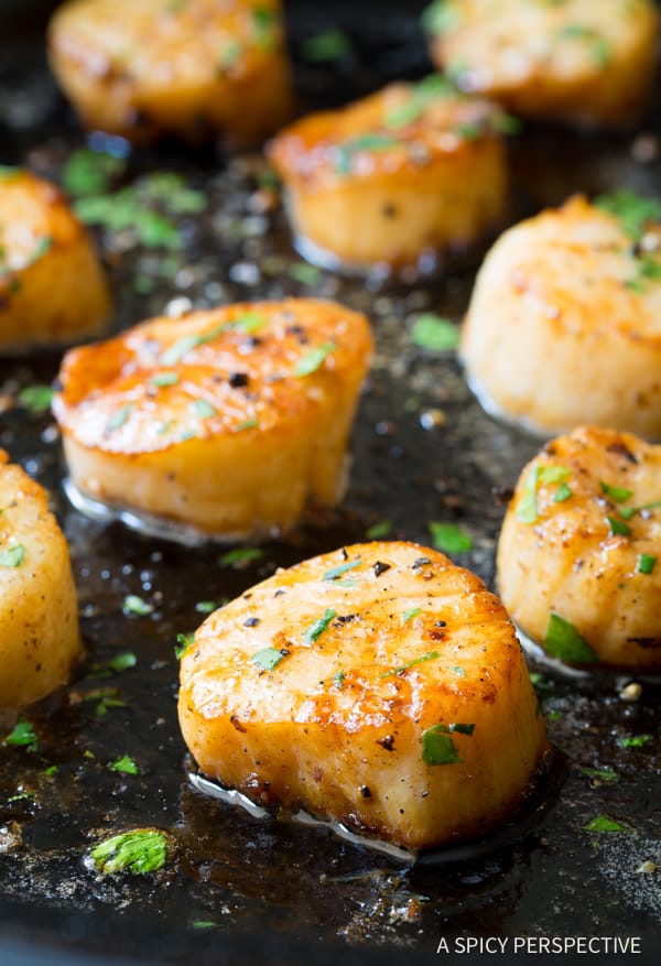Easy Scallop Scampi {A Spicy Perspective}