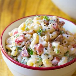 The Best Darn Macaroni Salad Recipe Ever | ASpicyPerspective.com