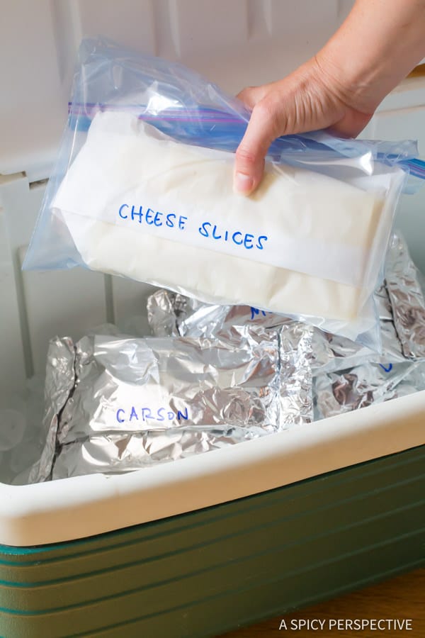 Packing Cheesy Ranch Chicken Potato Foil Packets - Great for Camping, Tailgating, & Picnics!