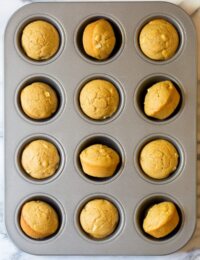 Apple Spice Cornbread Muffins Recipe | ASpicyPerspective.com