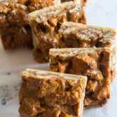 Caramel Pecan Pie Bars | ASpicyPerspective.com