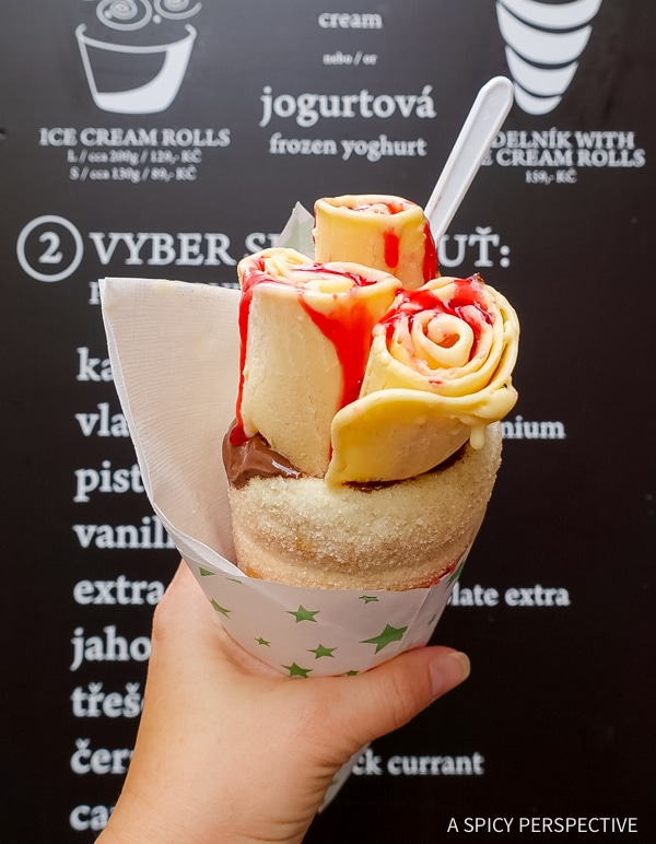 Ice Cream - Top 10 Reasons to Visit Prague, Czech Republic | ASpicyPerspective.com #travel #europe