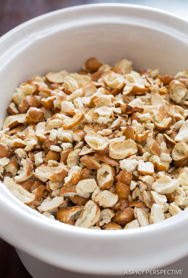 Slow Cooker Buffalo Ranch Pretzel Pieces A Spicy Perspective