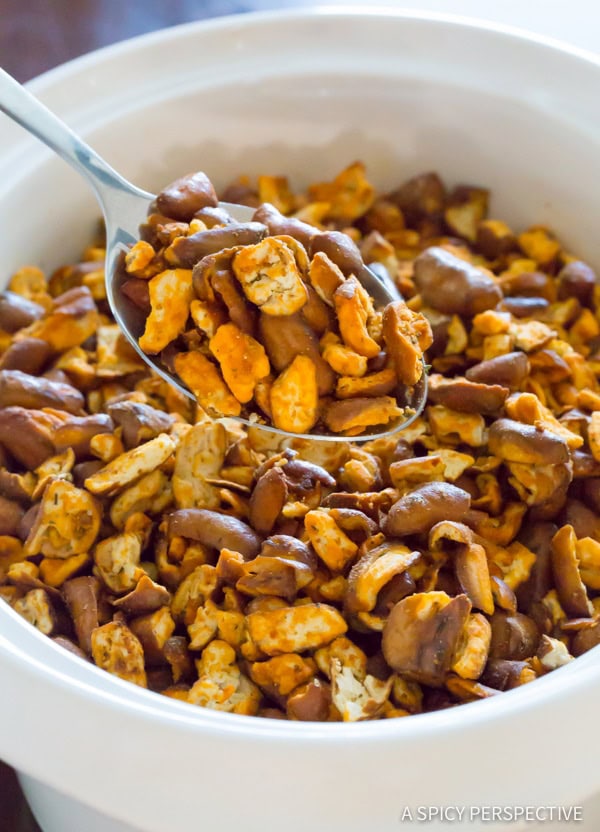 Slow Cooker Buffalo Ranch Pretzel Pieces A Spicy Perspective