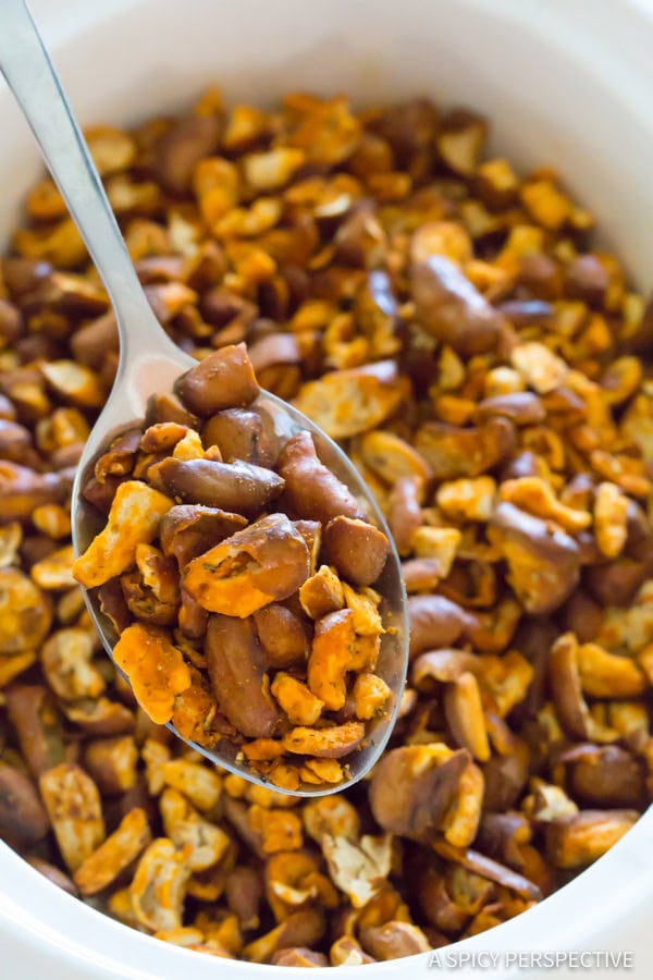 Slow Cooker Buffalo Ranch Pretzel Pieces A Spicy Perspective