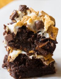 Ultimate S'mores Brownies | ASpicyPerspective.com
