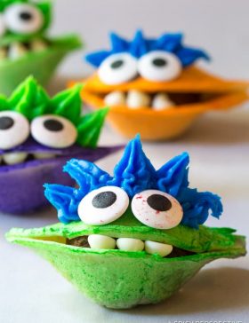 Chocolate Taco Monsters for Halloween! | ASpicyPerspective.com
