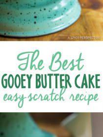 The Best Gooey Butter Cake Recipe (Similar to Chess Squares and Philadelphia Style Cake) #holidays #christmas