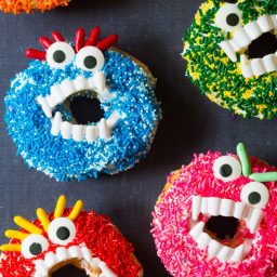 Halloween Monster Donuts | ASpicyPerspective.com