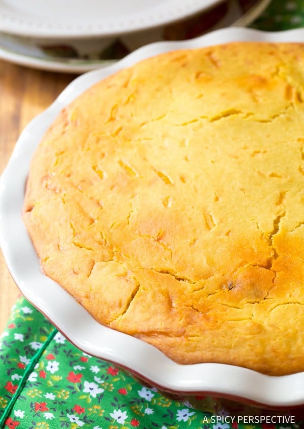Baked tamale pie. 