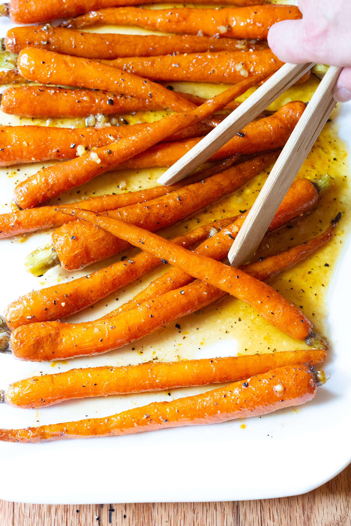 Honey Butter roasted carrots