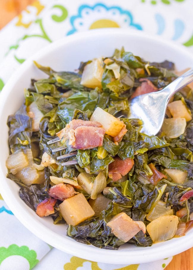 Perfect Southern Collard Greens Recipe (VIDEO) A Spicy Perspective