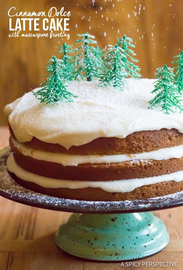 Cinnamon Dolce Latte Cake with Mascarpone Frosting A Spicy Perspective