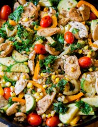 Fabulous Low Carb Market Chicken Skillet #healthy