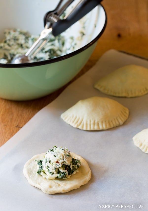 Mini Spinach Ricotta Calzone Recipe A Spicy Perspective